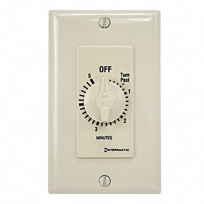 INTERMATIC FD5M Spring Wound Timer Ivory 277V AC