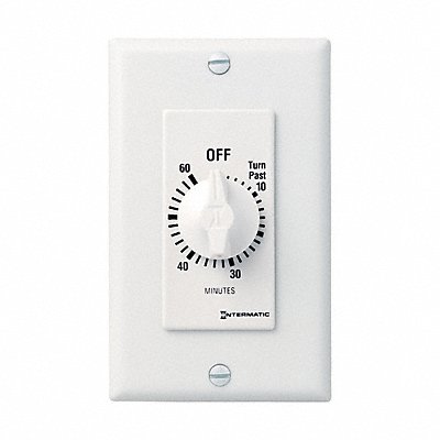 INTERMATIC FD60MWC Spring-Wound Timer White 277V AC