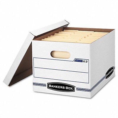 BANKERS BOX 6301 Bankers Box Standard Storage White PK12