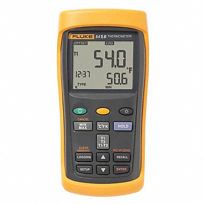 FLUKE FLUKE542BCWG Thermocouple Thermometer 2 Input