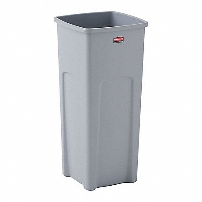 RUBBERMAID COMMERCIAL PRODUCTS 7YA65 Garbage Can Oval Silver 23 gal.