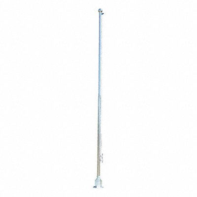VESTIL FLP20SS Flag Pole Silver 20 ft H Steel
