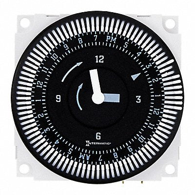 INTERMATIC FM1QTUZ24U Electromechanical Timer 24 hr SPDT Steel
