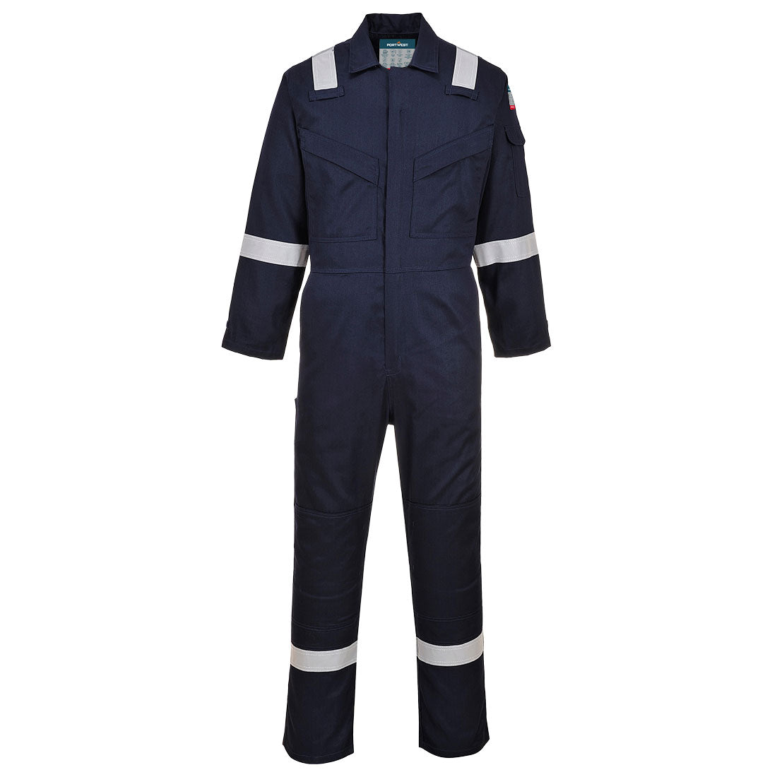 Portwest FR21 Bizflame Work Super Light Weight Anti-Static FR Coverall