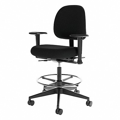 CRAMER FSMH42RK2B Task Chair 27-1/2 W Black Foam 350lb