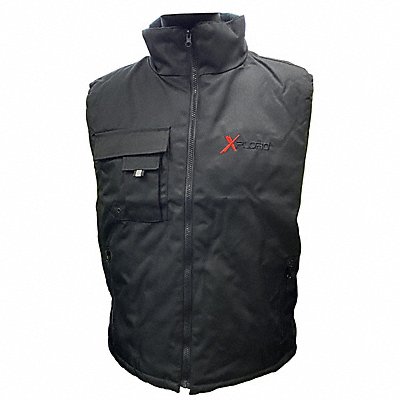 XPLORO 5705RSMLB Insulated Vest Mens S Black