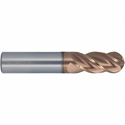 CLEVELAND C70918 Ball End Mill 1 in Carbide