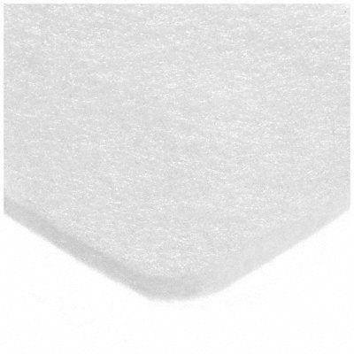 GRAINGER BULKFFSPP23 Polyester Filter Felt Shape Sheet 5 ft L