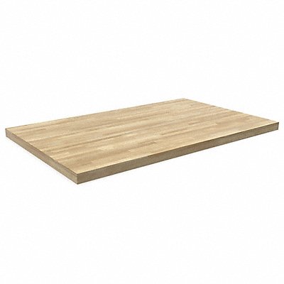 GRAINGER 800XE6 Workbench Top Butcher Block 48x30 Radius