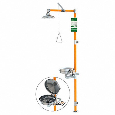 GUARDIAN EQUIPMENT G1991BC Safety Station with Eyewash NPT Inlet