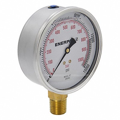 ENERPAC G4040L Hydraulic Cylinder Pressure Gauge Bottom