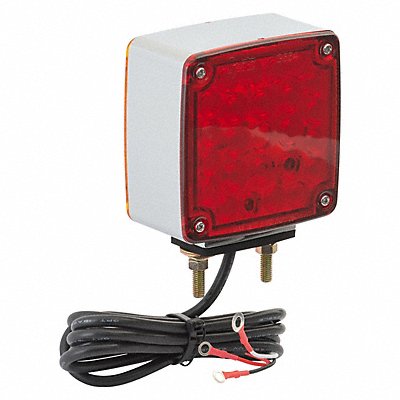 GROTE G5540 Two SidedLamp Square Red Yellow 4-5/8 L