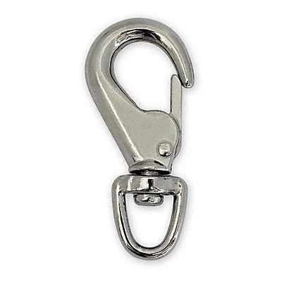 LUCKY LINE PRODUCTS 4FCF8 Utility Spring Hook SS 3/4 in Eye Dia