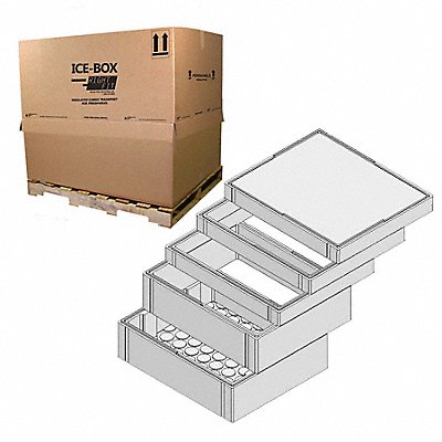 POLAR TECH GE101AVSK2EC Insulated Shipping Kit 2 Corrugate