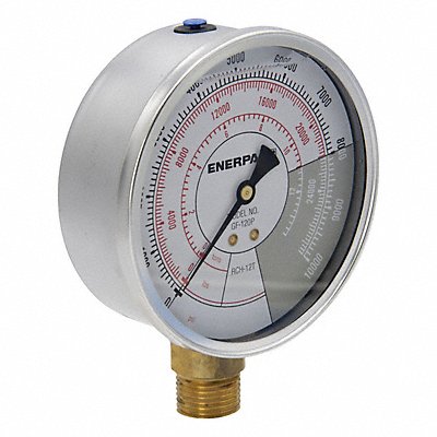 ENERPAC GF120P Hydraulic Cylinder Pressure Gauge Bottom