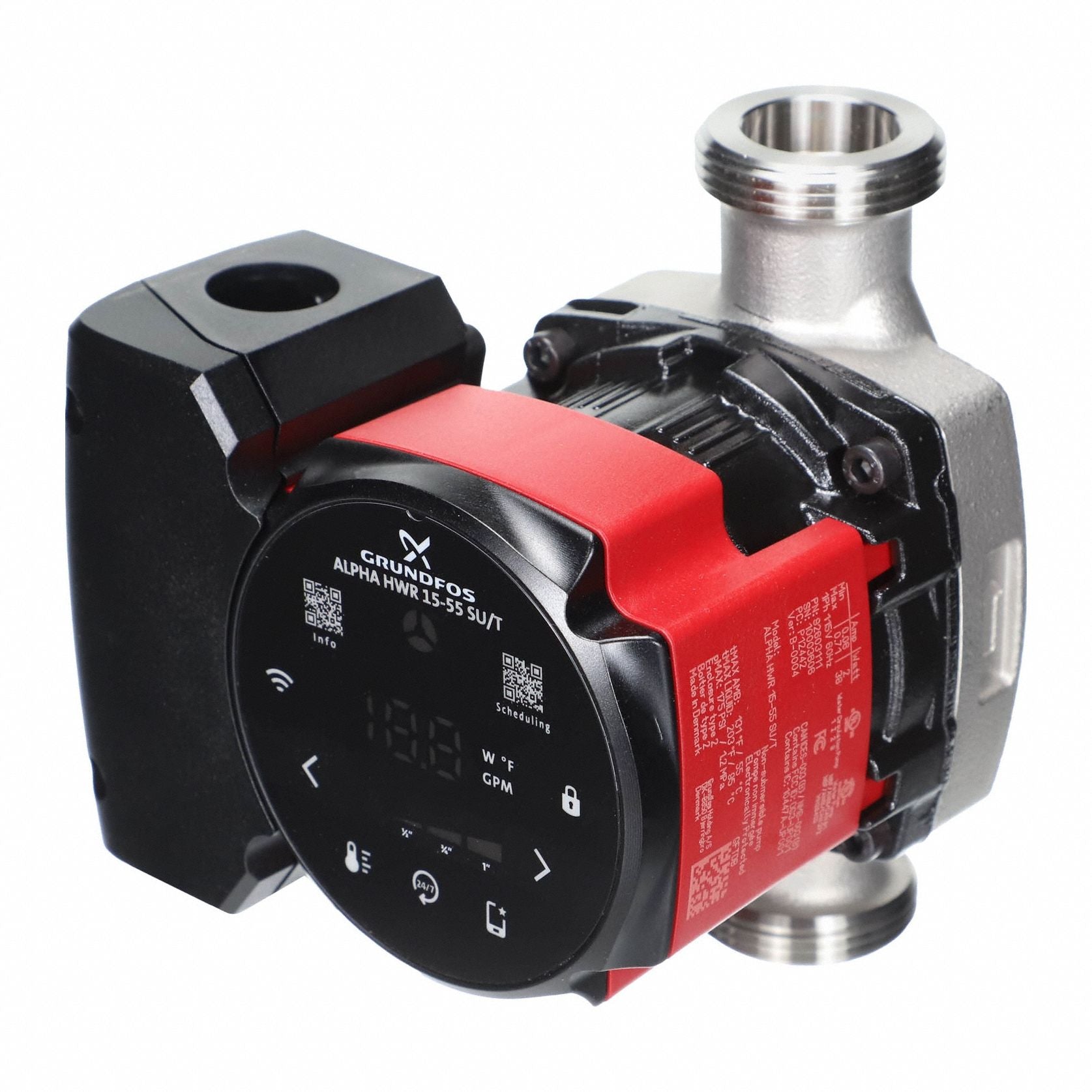 GRUNDFOS 92603111 ALPHA HWR 15-55 SU/T 115V 9H