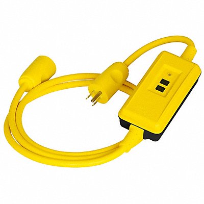 HUBBELL WIRING DEVICE-KELLEMS GFPST6C15M Self Test Portable GFCI