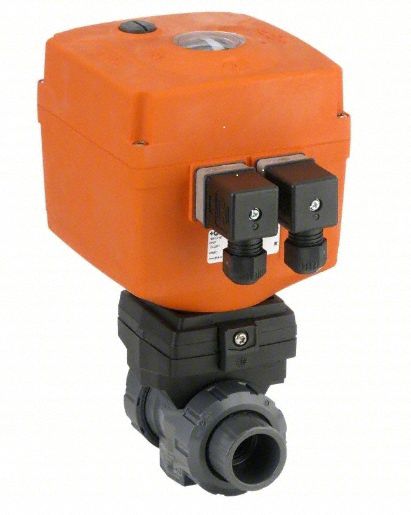 GF PIPING SYSTEMS 199107208 Electric Ball Valve PVC 2 In.