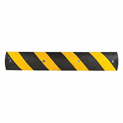 GRAINGER GNRS2631YB Alley Bump Black/Yellow 72 L x 12 W