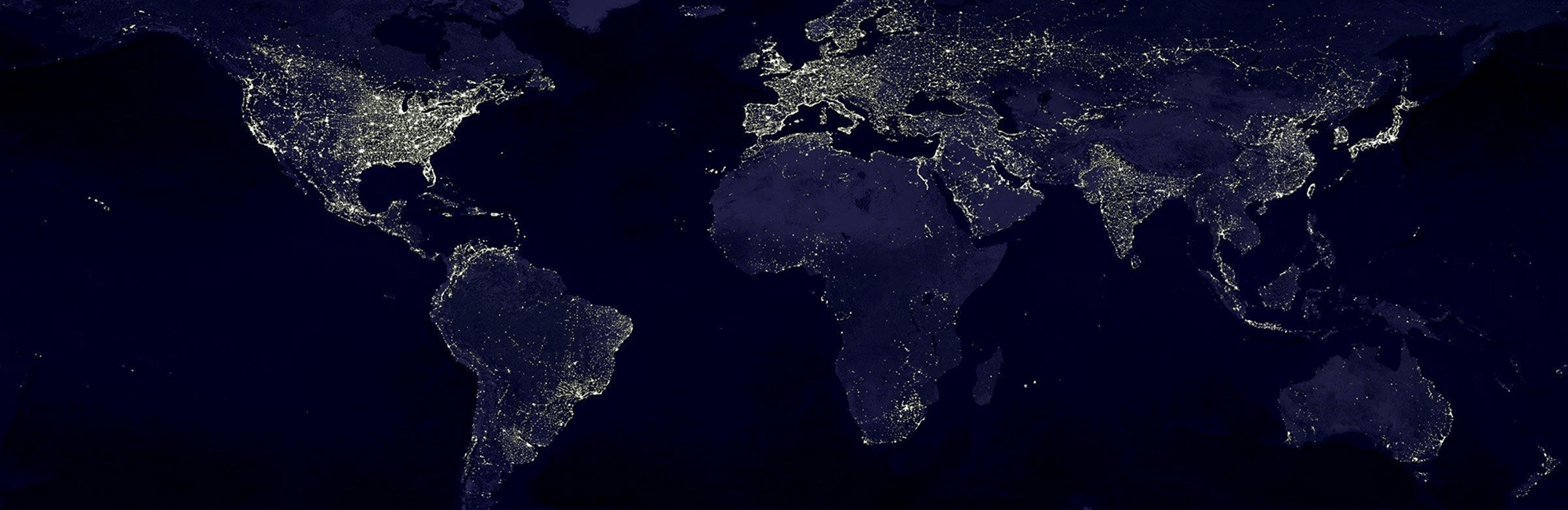 A Image of the Globe Featuring Lights
