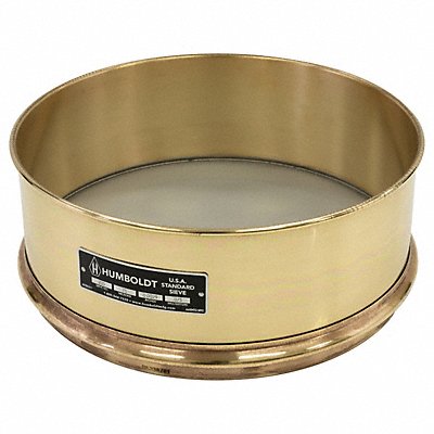 HUMBOLDT 5JCK0 Wet Washing Sieve 12 In No 200 4 In Deep
