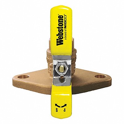 WEBSTONE 40406HV Manual 2-Way Ball Valve IPS Brass
