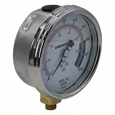 ENERPAC H4049L Hydraulic Cylinder Pressure Gauge Bottom