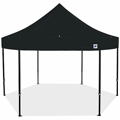 E-Z UP HB3ALU15KFBKTBK Shelter Black 15 ft W 15 ft L
