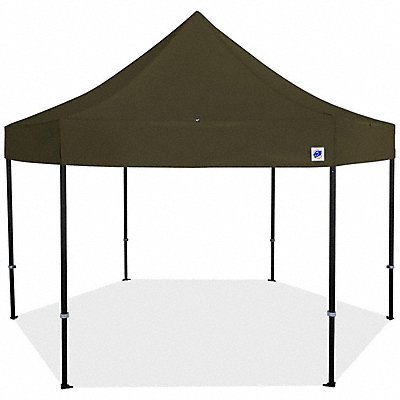E-Z UP HB3ALU15KFBKTOD Shelter Green 15 ft W 15 ft L