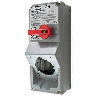 HUBBELL HBLMITL DisconnectSwitchEnclosure 30A 690VAC Gry