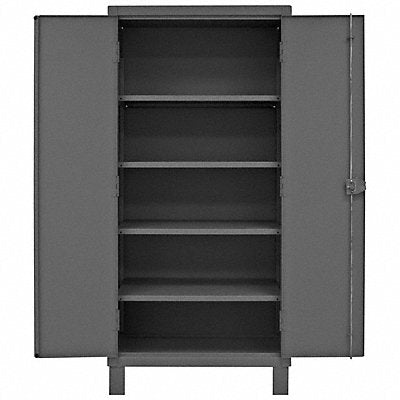 DURHAM MFG HDC2436784S95 Storage Cabinet 78 x36 x24 Grey 4Shlv