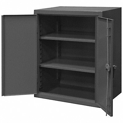 DURHAM MFG HDC2448422S95 Storage Cabinet 42 x48 x24 Grey 2Shlv