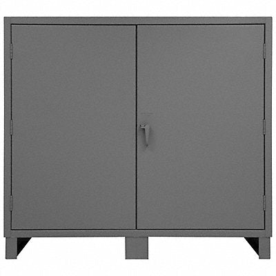 DURHAM MFG HDC2472663S95 Storage Cabinet 66 x72 x24 Grey 3Shlv
