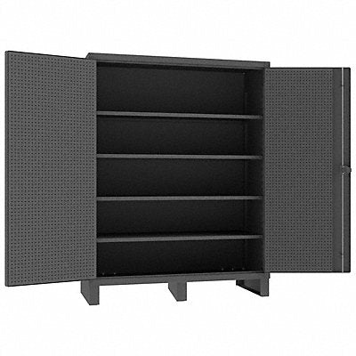 DURHAM MFG HDCP2460784S95 Pegboard Cab 78 x60 x24 Gry 1650lbLoad