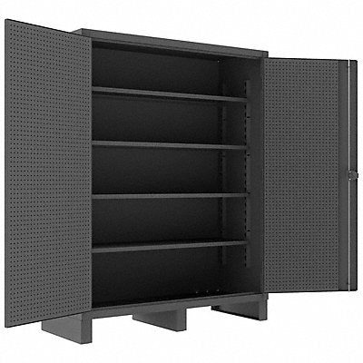 DURHAM MFG HDCP246078PB324S95 Pegboard Cab 78 x60 x24 Gry 750lbLoad