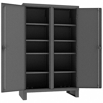 DURHAM MFG HDDS2448788S95 Storage Cabinet 78 x48 x24 Grey 8Shlv