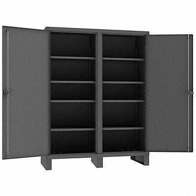 DURHAM MFG HDDS2460788S95 Storage Cabinet 78 x60 x24 Grey 8Shlv