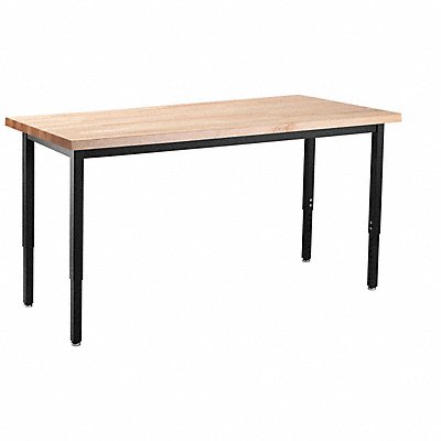 NATIONAL PUBLIC SEATING HDT32448B Conference Table 48 in L Brown