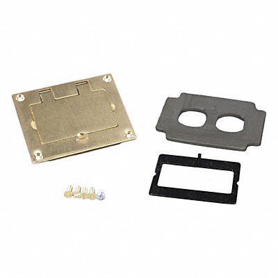 WIREMOLD 828GFITC GFI Cover Plate Brown Brass