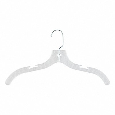 HONEY-CAN-DO HNG01438 Crystal Cut Dress Hanger Clear PK8