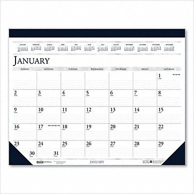 HOUSE OF DOOLITTLE HOD1506 Dated Monthly Desk Calendar 18-1/2x13 In