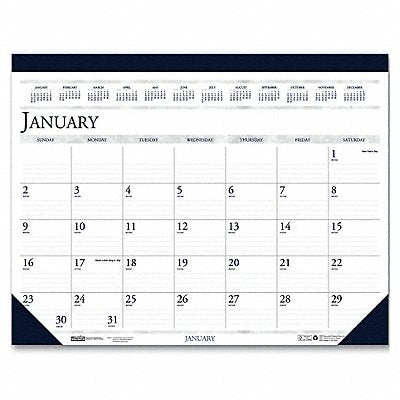 HOUSE OF DOOLITTLE HOD150HD Dated Monthly Desk Calendar 22x17 In.