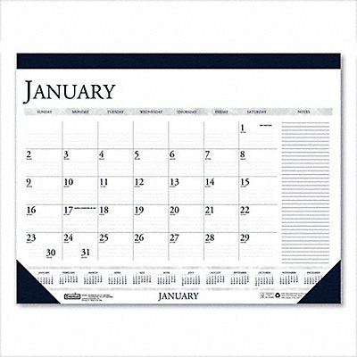 HOUSE OF DOOLITTLE HOD1646 Dated Monthly Desk Calendar 18-1/2x13 In