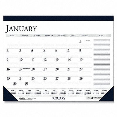 HOUSE OF DOOLITTLE HOD164 Monthly Desk Pad Calendar 22x17 In.