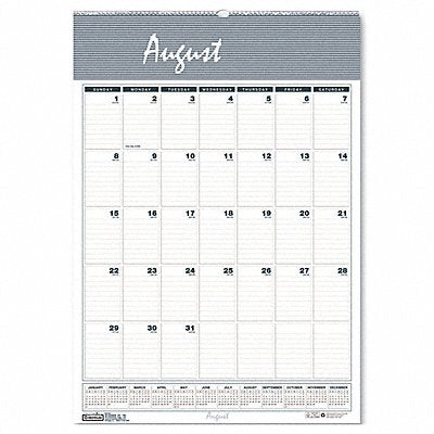 HOUSE OF DOOLITTLE HOD353 Monthly Wall Calendar 15-1/2x22 In.