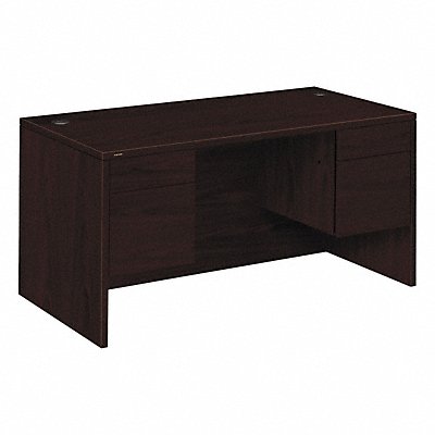 HON H10573NN Desk 29 1/2 in H 60 in W Mahogany
