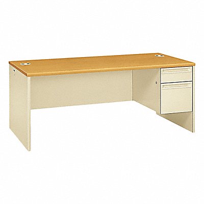 HON H38293RCL Desk 29 1/2 in H 72 in W Putty