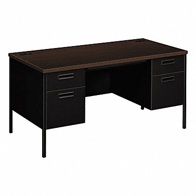 HON HP3262MOCHP Single Pedestal Desk 29 1/2 in H 60 in W