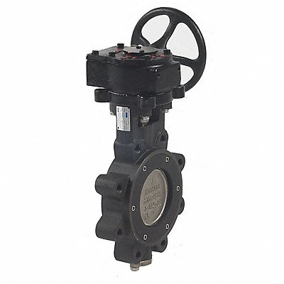 MILWAUKEE VALVE HP1LCS421312 Butterfly Valve Lug 12 in Carbon Steel