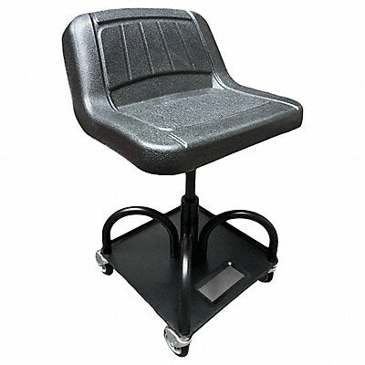 WHITESIDE HRAS3NM Mechanic Seat 23 H Steel 4 Wheels